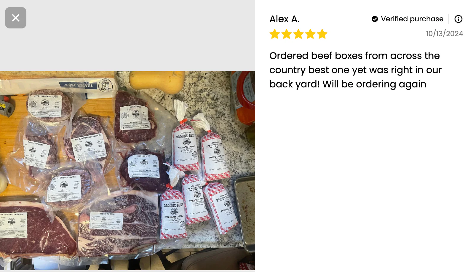 BEEF VARIETY BOX – 20 LBS OF 100% AMERICAN BEEF - Image 3